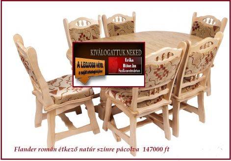 Erika bútor román étkezÅk ,akciós áron,étkezÅ garnÃtúrák,tálalók ...